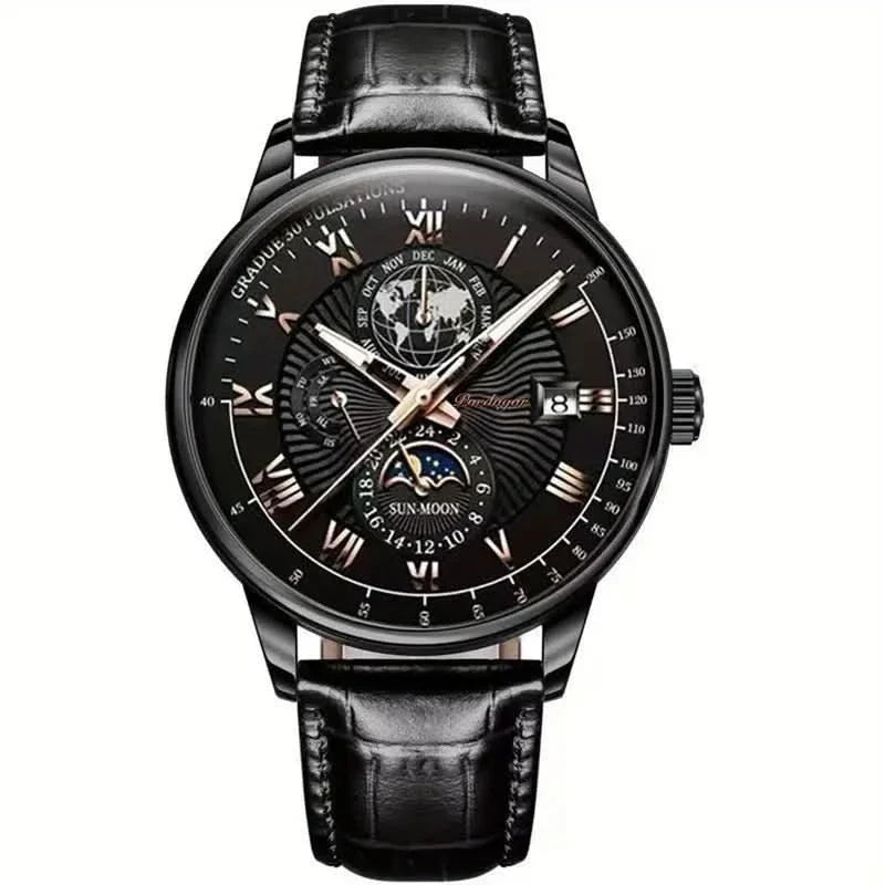 Lisslune | Mechanical Men’s Luxury Watch with Moonphase