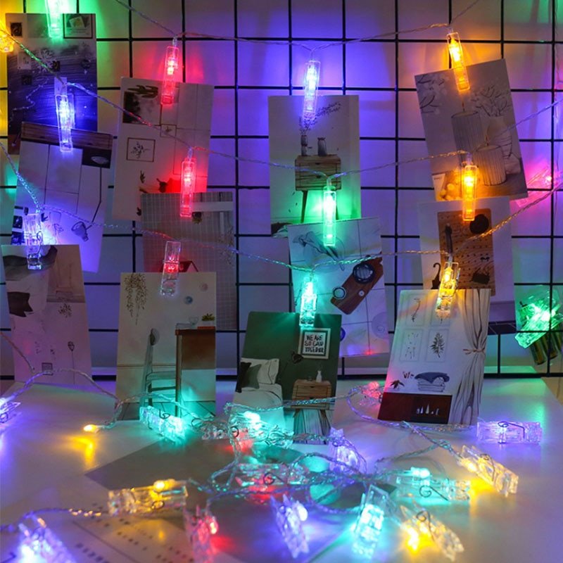 Lisslune | Photo Clips LED Fairy String Lights for Pictures