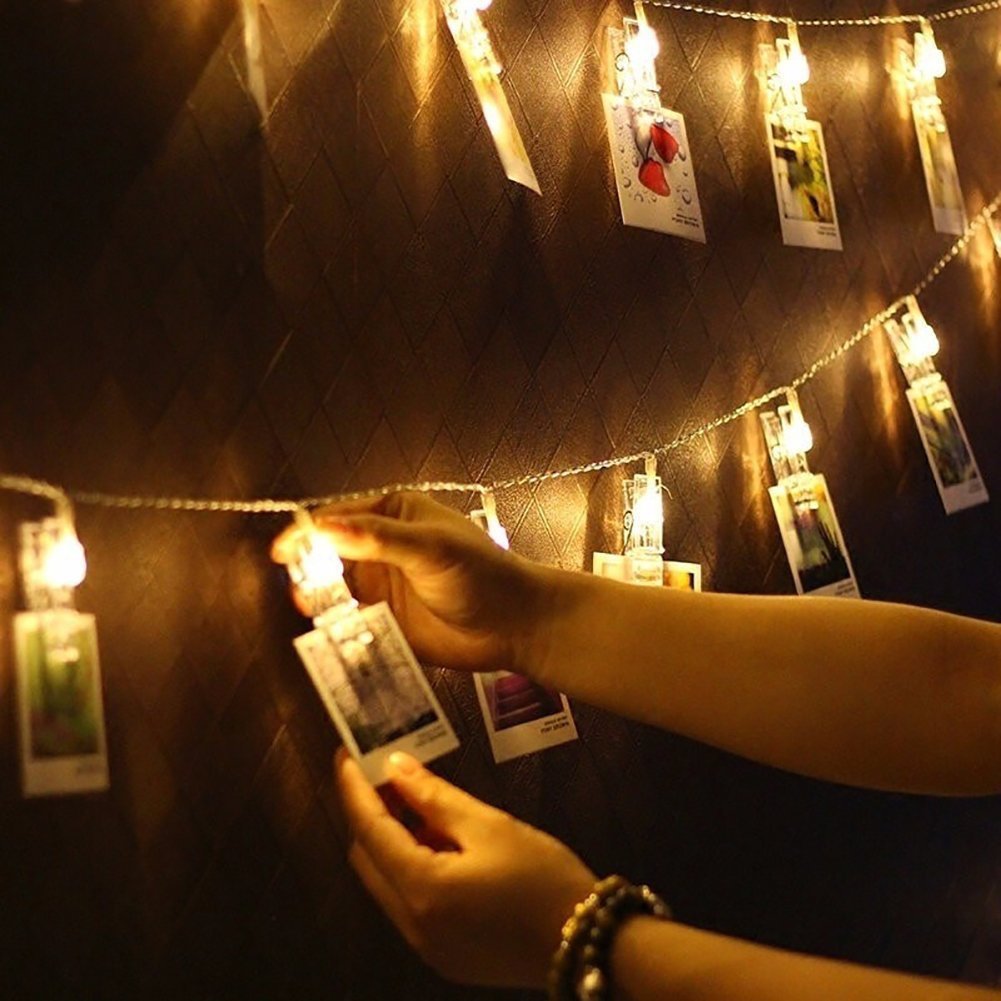 Lisslune | Photo Clips LED Fairy String Lights for Pictures
