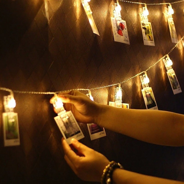 Lisslune | Photo Clips LED Fairy String Lights for Pictures