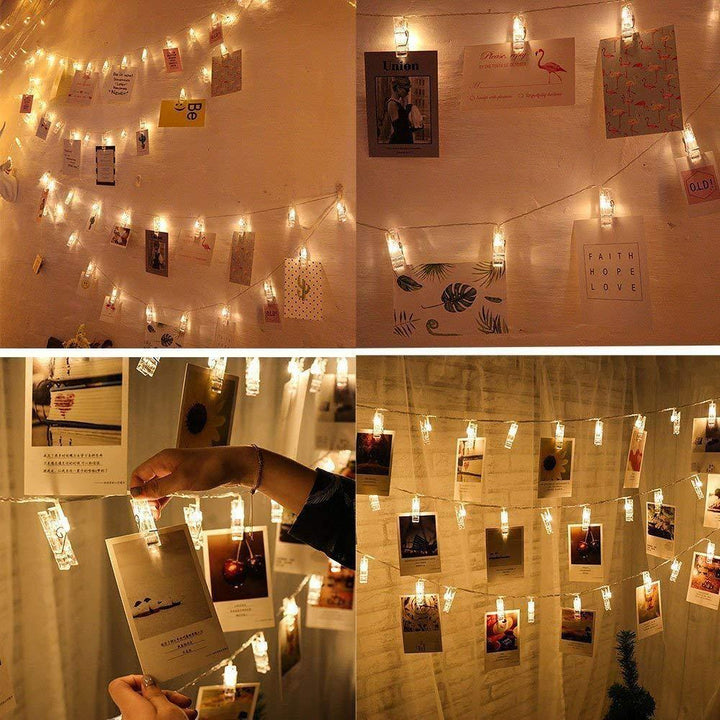 Lisslune | Photo Clips LED Fairy String Lights for Pictures