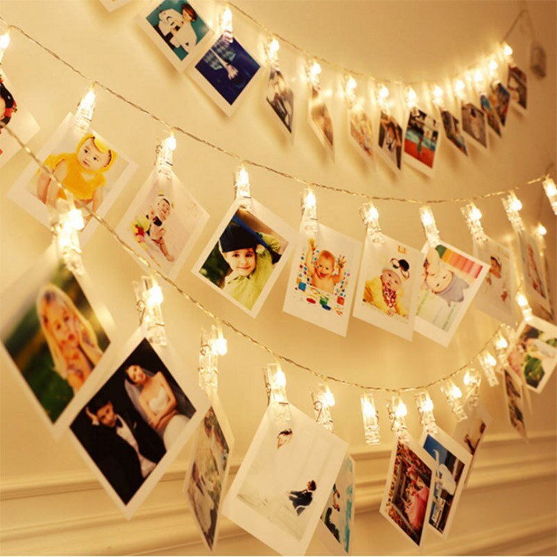 Lisslune | Photo Clips LED Fairy String Lights for Pictures