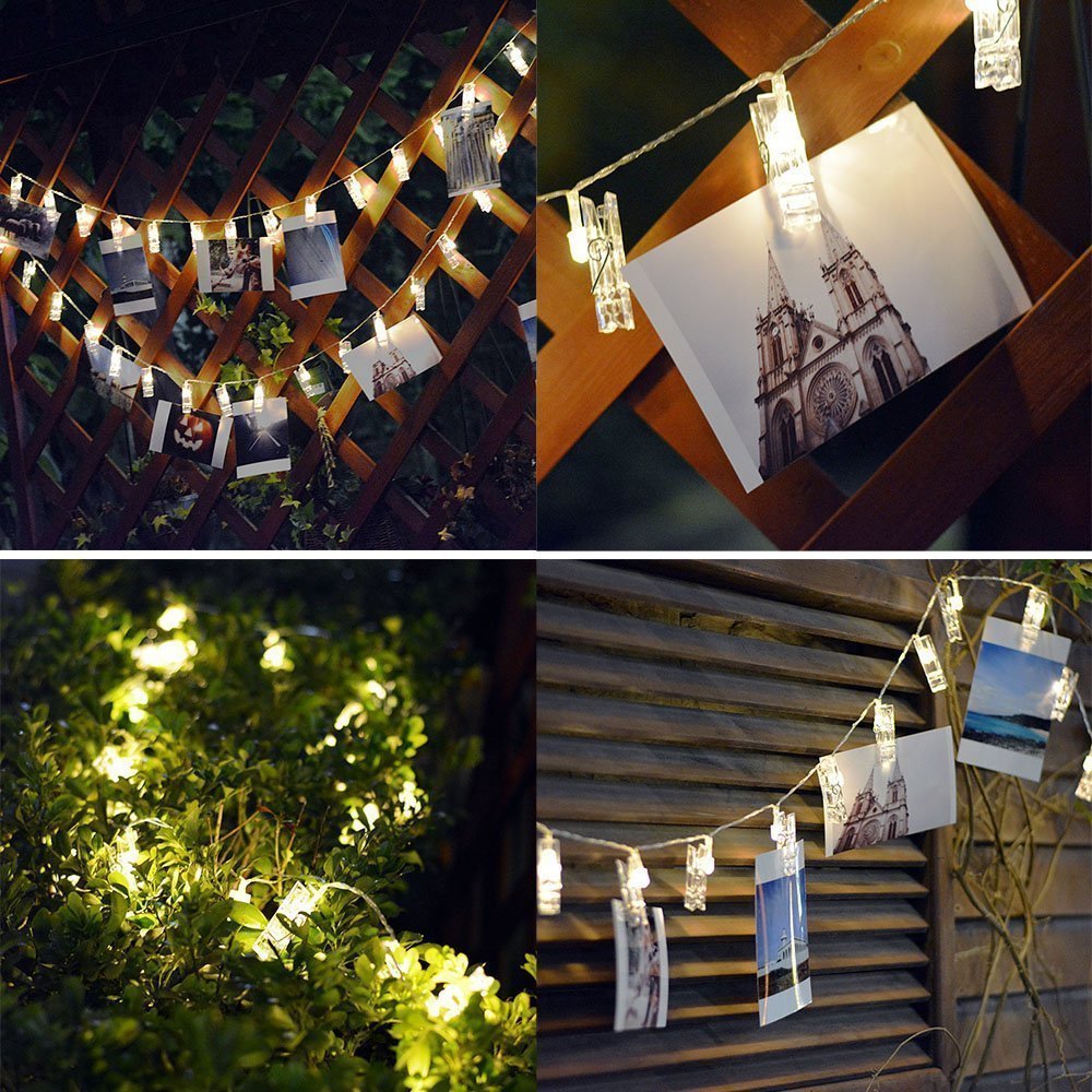 Lisslune | Photo Clips LED Fairy String Lights for Pictures