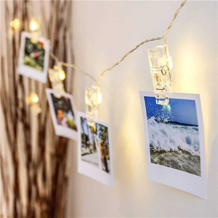 Lisslune | Photo Clips LED Fairy String Lights for Pictures