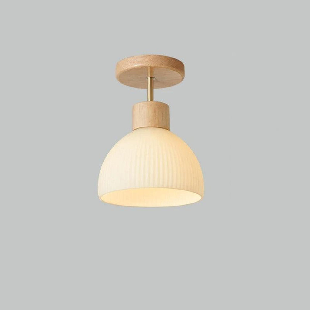 Lisslune | LumiTræ Modern LED Ceiling Lamp – Natural Elegance and Cozy Lighting
