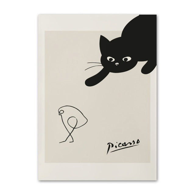 Rynx | Picasso Outline Sketch Canvas Poster