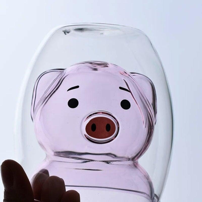 Lisslune | Piggy Glass - Heat-resistant Glass