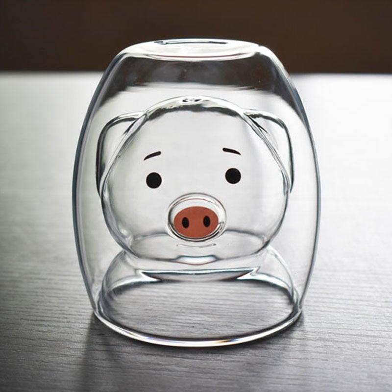 Lisslune | Piggy Glass - Heat-resistant Glass