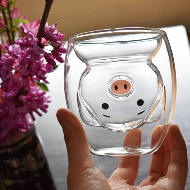 Lisslune | Piggy Glass - Heat-resistant Glass