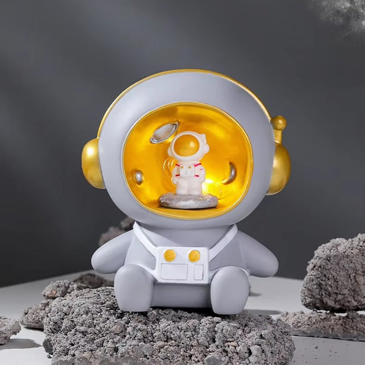 Lisslune | 2-in-1 Astronaut Piggy Bank & Night Lamp For Kids