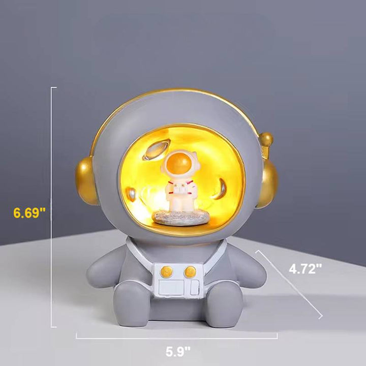 Lisslune | 2-in-1 Astronaut Piggy Bank & Night Lamp For Kids