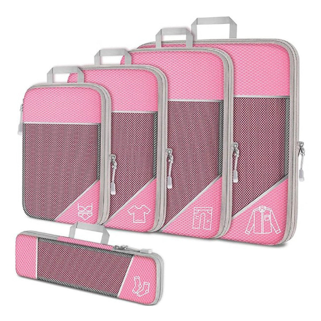Lisslune | PackMate Compression Travel Set – Space-Saving Travel Cubes for Organized Packing
