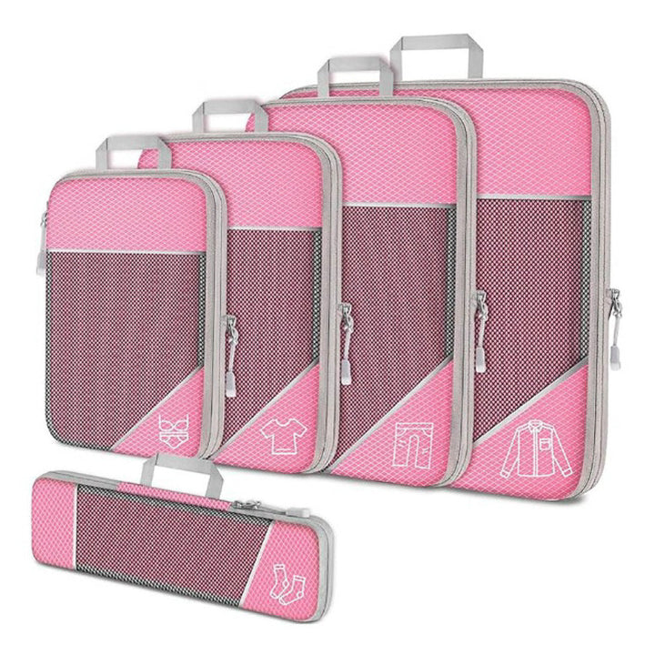Lisslune | PackMate Compression Travel Set – Space-Saving Travel Cubes for Organized Packing