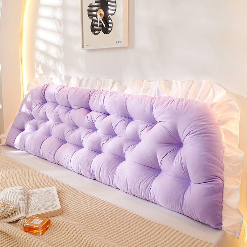 Lisslune | Pink Tatami Pillow Headboard - Bed Sleeping Neck Body Pillow, Large Back Support Pillow for Bedroom Decor