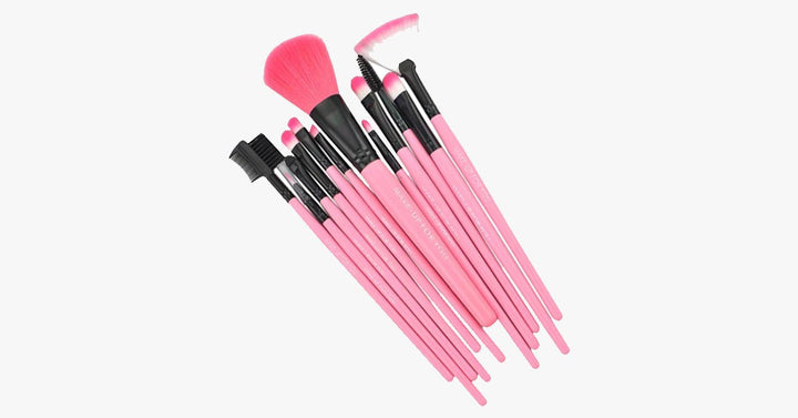 Lisslune | 12-piece Pink Glory Brush Set