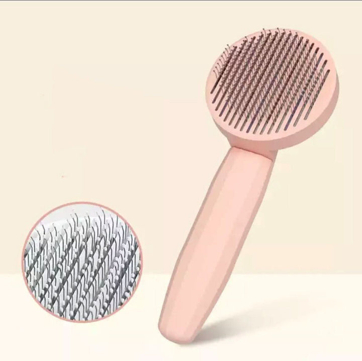 Lisslune | SELFCLEAN BRUSH – Self-cleaning cat brush for less hair loss & clean coat