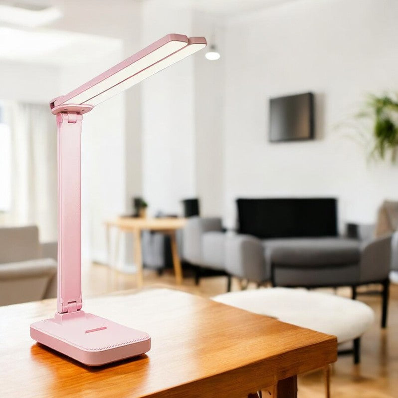 Lisslune | LED Table Lamp | Reading Light | USB Rechargeable. Dimmable & Touch-Controlled for Reading