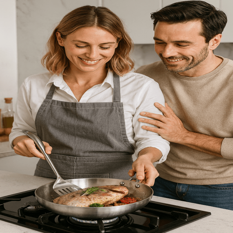 Lisslune | PinnaclePan – Uncoated Surface for Preserving Natural Flavors