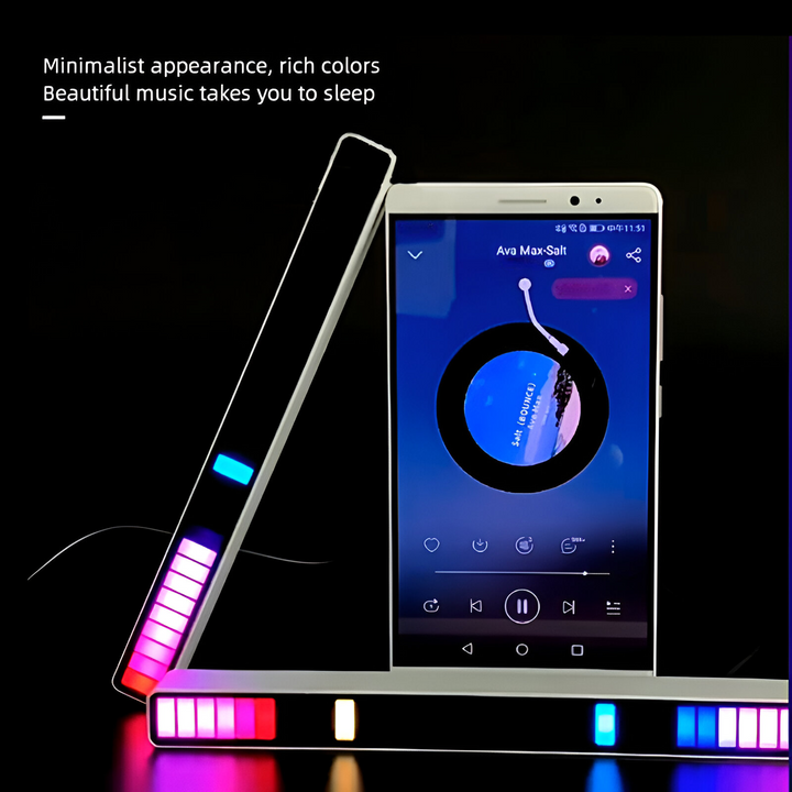 Lisslune | Sound Activated Light Bars LED - Enhance Ambient Room Lighting with Sound Sensitivity