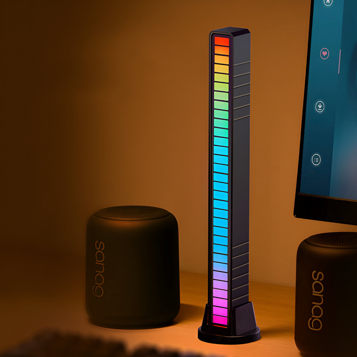 Lisslune | Sound Activated Light Bars LED - Enhance Ambient Room Lighting with Sound Sensitivity