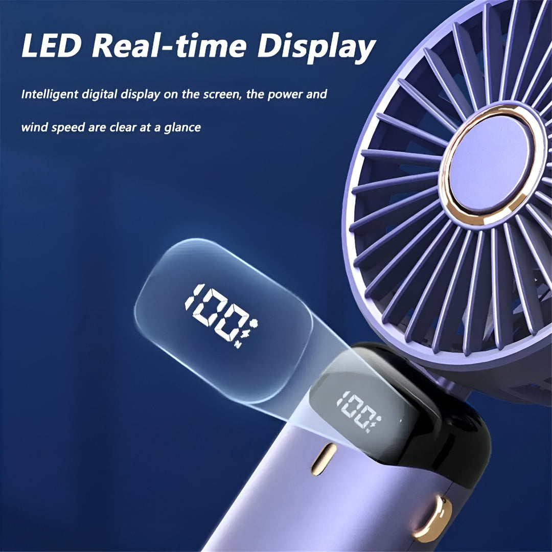 Lisslune | Powerful Handheld Fan – Rechargeable Mini Fan for Instant Cooling