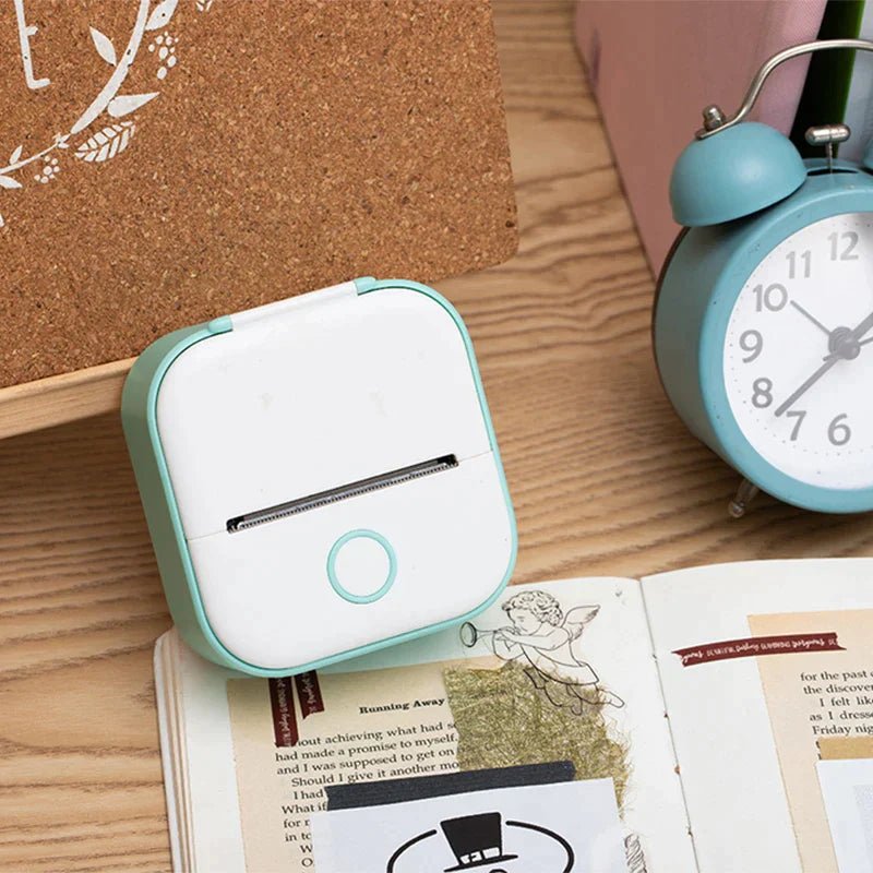 Lisslune | PrintAura Mini Pocket Printer | Portable inkless thermal printer for photos, notes, and documents