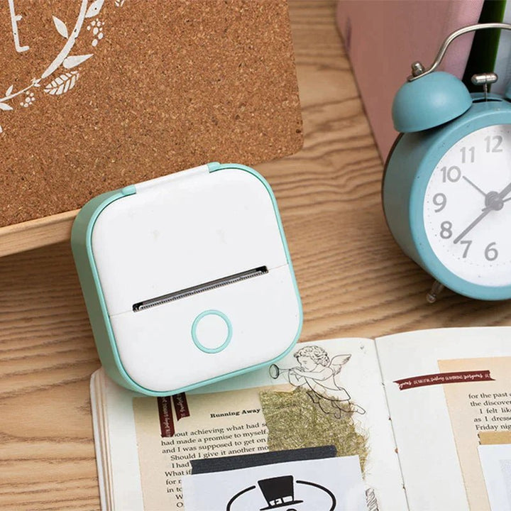 Lisslune | PrintAura Mini Pocket Printer | Portable inkless thermal printer for photos, notes, and documents