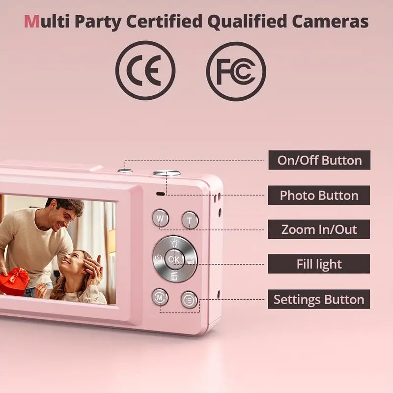 Lisslune | PIXERA – Vintage Digital Camera with Retro Design