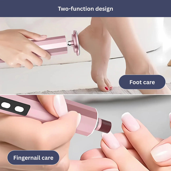 Lisslune | Electric Callus Remover | Rechargeable, Waterproof & Ideal for Smooth Feet at Home