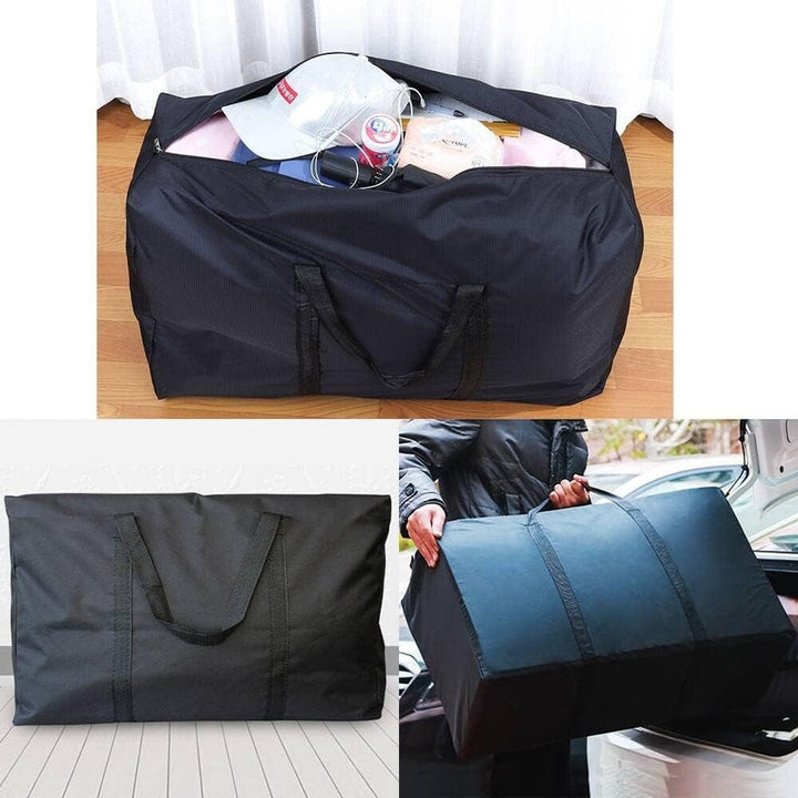 Lisslune | 2 Pieces Large Capacity Moving Bag, With Strong Zippers & Carry Handles, Storage Bag For Clothing, Moving Supplies, Space Saving Storage Bag Organizer, Suitable For Moves, Travel, Packing