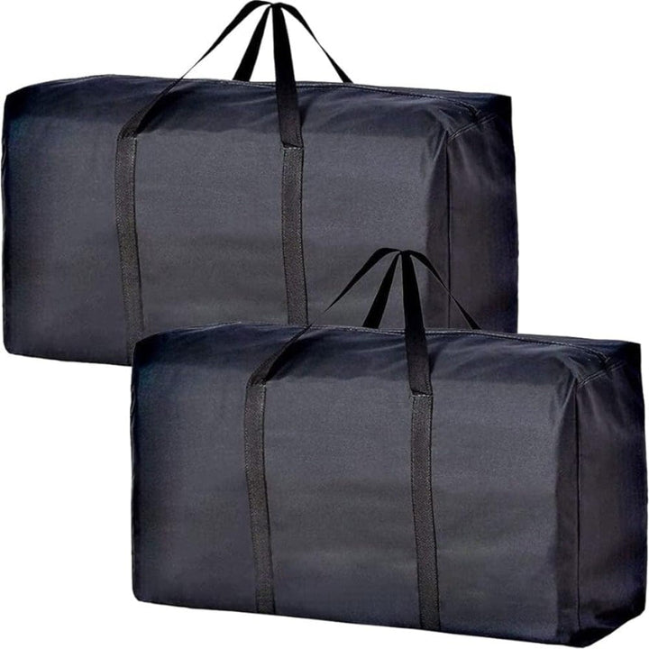 Lisslune | 2 Pieces Large Capacity Moving Bag, With Strong Zippers & Carry Handles, Storage Bag For Clothing, Moving Supplies, Space Saving Storage Bag Organizer, Suitable For Moves, Travel, Packing