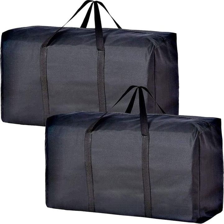 Lisslune | 2 Pieces Large Capacity Moving Bag, With Strong Zippers & Carry Handles, Storage Bag For Clothing, Moving Supplies, Space Saving Storage Bag Organizer, Suitable For Moves, Travel, Packing