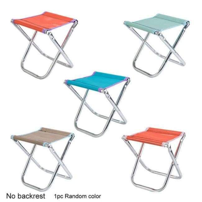 Lisslune | Outdoor Chairs Children Adults Garden Furniture Beach Chair Ultralight Seat Fishing Stool Made of Stainless Steel Portable Picnic Chair