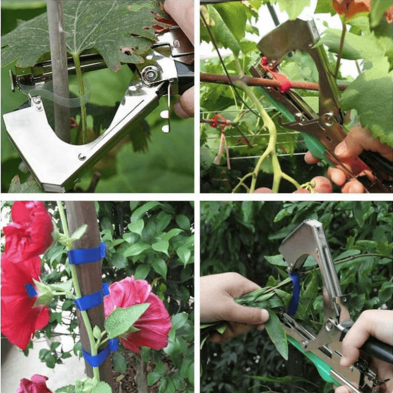 Lisslune | Plant Support Tool Set – Easy Plant Tying System for Climbing Plants, Flowers & Vegetables