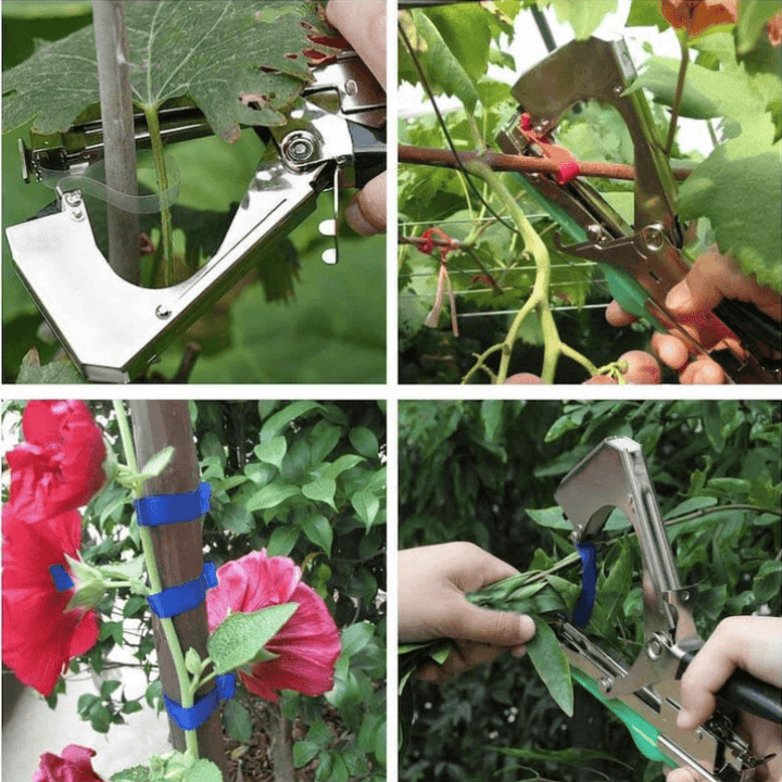 Lisslune | Plant Support Tool Set – Easy Plant Tying System for Climbing Plants, Flowers & Vegetables