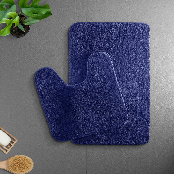 Lisslune | VeluSoft Plush Microfiber Bath Mat | Quick-Absorbing, Non-Slip Bathroom Rug for Comfort and Safety