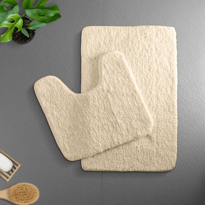 Lisslune | VeluSoft Plush Microfiber Bath Mat | Quick-Absorbing, Non-Slip Bathroom Rug for Comfort and Safety