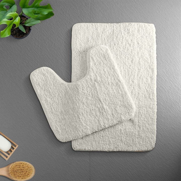 Lisslune | VeluSoft Plush Microfiber Bath Mat | Quick-Absorbing, Non-Slip Bathroom Rug for Comfort and Safety