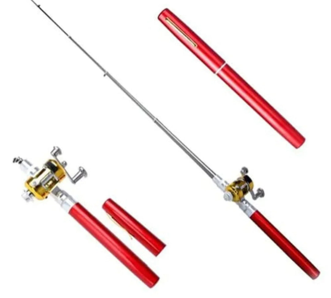 Lisslune | Compact Fishing Set with Telescopic Rod – Portable Fishing Rod for On-the-Go