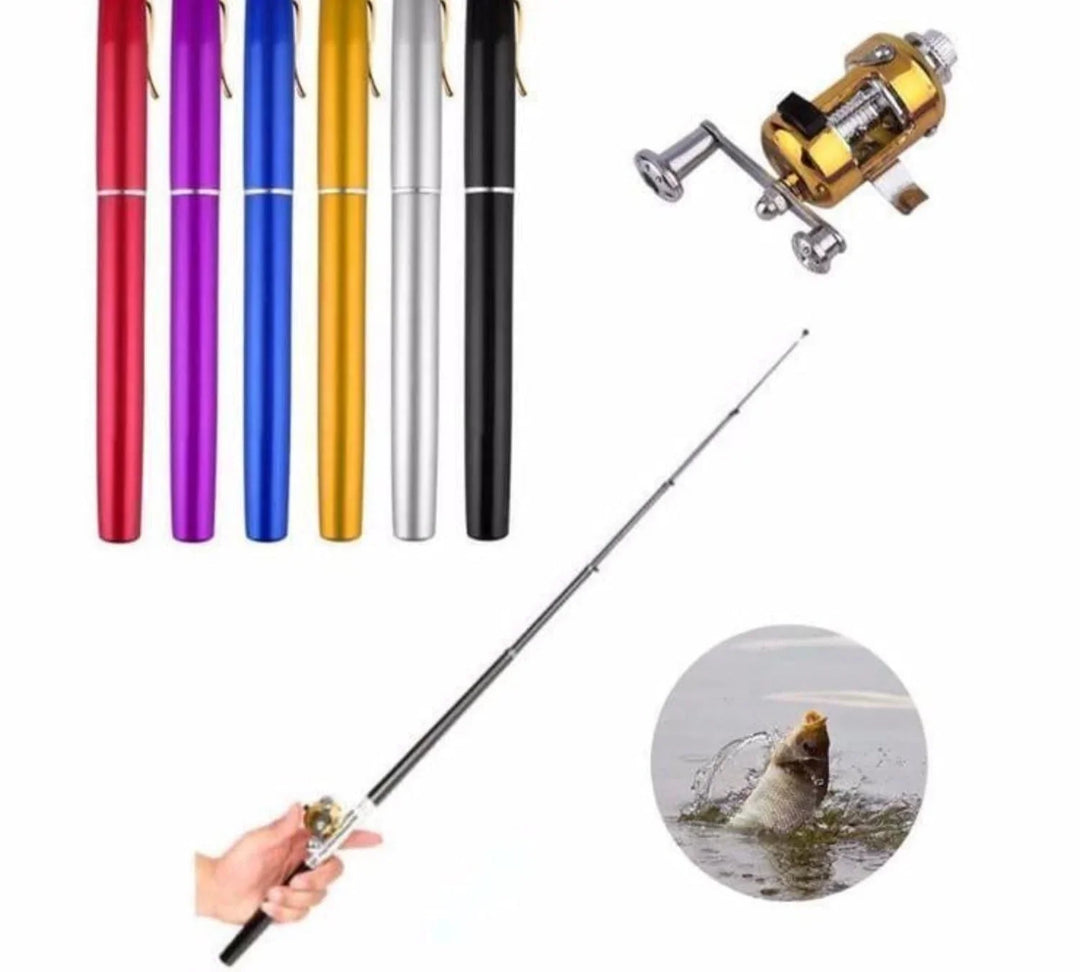 Lisslune | Compact Fishing Set with Telescopic Rod – Portable Fishing Rod for On-the-Go