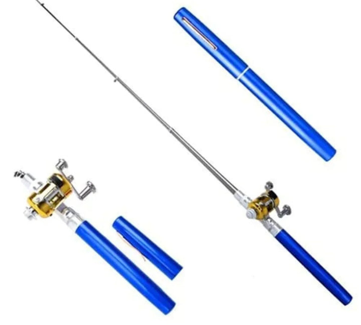 Lisslune | Compact Fishing Set with Telescopic Rod – Portable Fishing Rod for On-the-Go