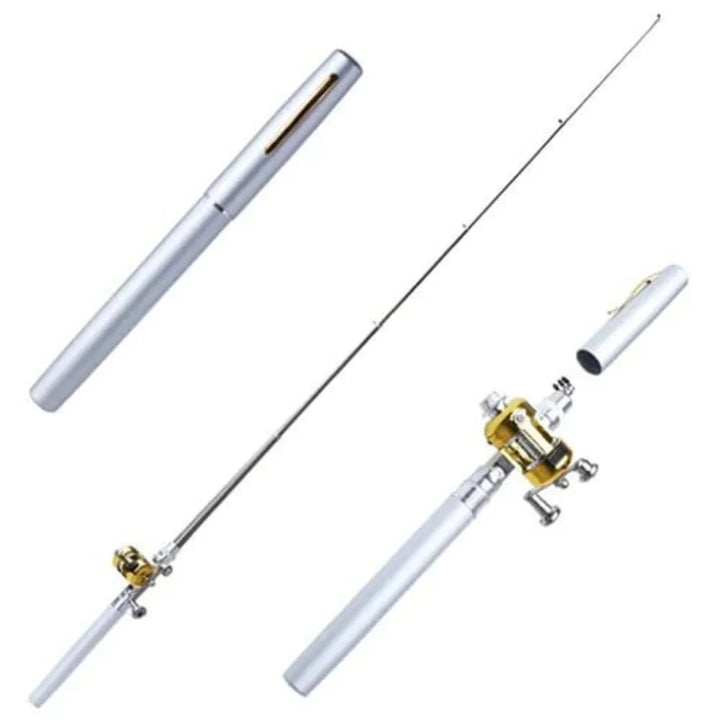 Lisslune | Compact Fishing Set with Telescopic Rod – Portable Fishing Rod for On-the-Go
