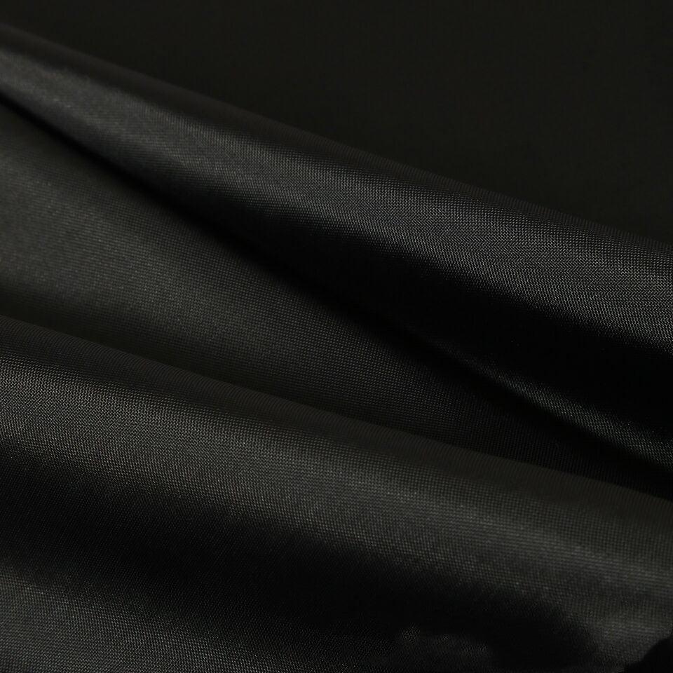 Lisslune | Waterproof black polyester shower curtain with various size options
