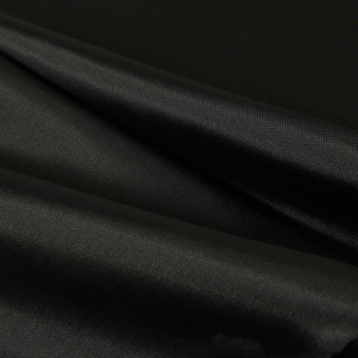 Lisslune | Waterproof black polyester shower curtain with various size options