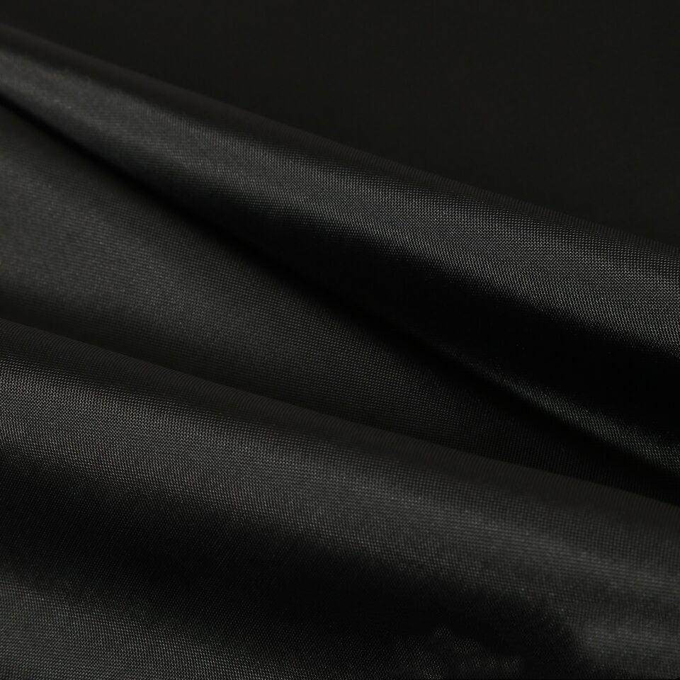 Lisslune | Waterproof black polyester shower curtain with various size options