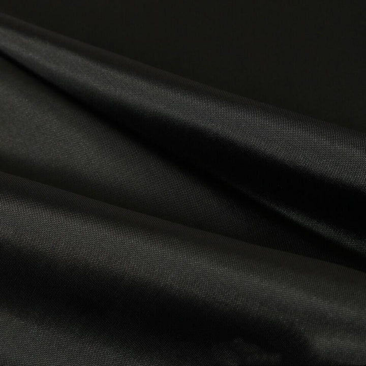 Lisslune | Waterproof black polyester shower curtain with various size options