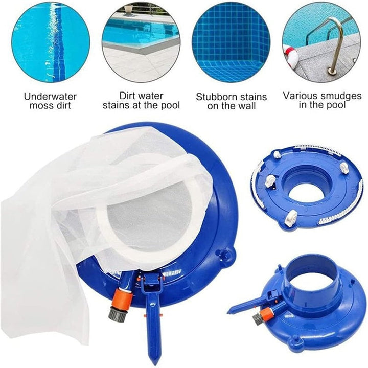 Lisslune | Swimming Pool Leaf Vacuum Cleaner with Powerful Suction