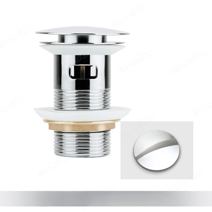 Lisslune | Pop-Up Basin Drain Plug with Overflow Options (1+1 FREE)