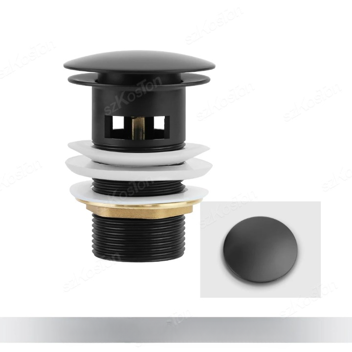 Lisslune | Pop-Up Basin Drain Plug with Overflow Options (1+1 FREE)