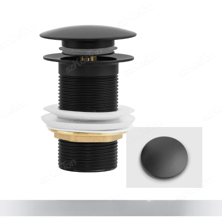 Lisslune | Pop-Up Basin Drain Plug with Overflow Options (1+1 FREE)
